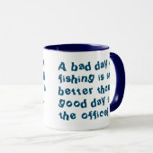 Angelschenke oder Fisherman-Geschenk mit Fangquote Tasse (VorderseiteRechts)