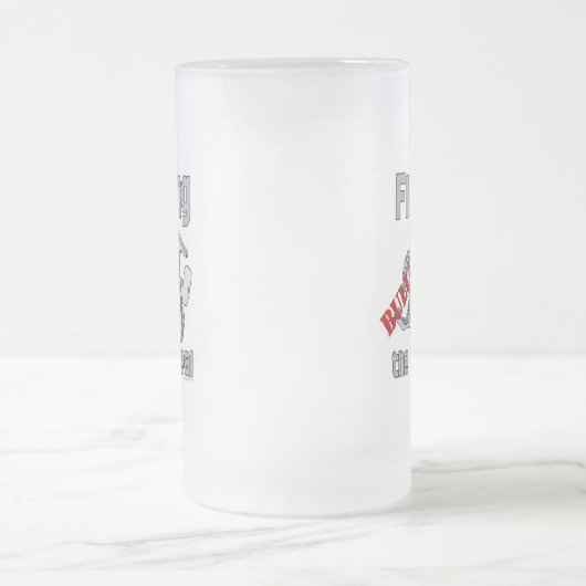 Angelschollen Mattglas Bierglas (Mittel)