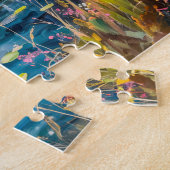 Angelsehferienhaus mit Seerosen Puzzle (Seite)