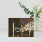 Angelskulpturen im Botanikgarten Missouri Postkarte (Stehend Vorderseite)