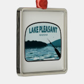 Angelsport am Lago Maggiore Ornament Aus Metall (Rechts)