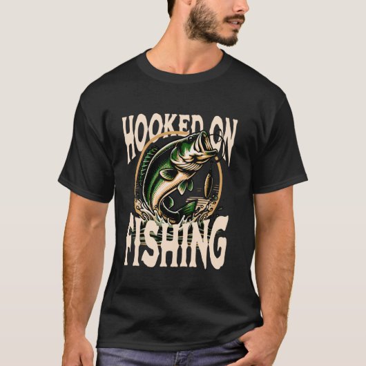 Angelsport-Köder-Barsch-Angler T-Shirt (Vorderseite)