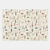 Angelsport Lures Tackle Sports Geschenkpapier Set (Vorderseite)