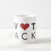 AngelTasse des verfolger-(Herz) Kaffeetasse (Mittel)