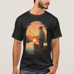Angeltour mit Salzwasser Angler beim Fischen bei S T-Shirt