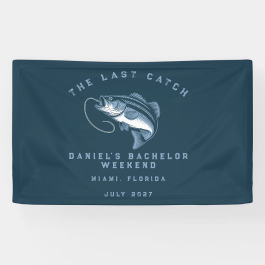 Angeltrip am Wochenende Junggesellenabschied Banner (Horizontal)