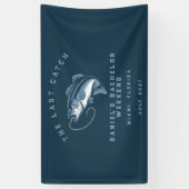 Angeltrip am Wochenende Junggesellenabschied Banner (Vertikal)