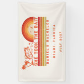 Angeltrip am Wochenende Junggesellenabschied Banner (Vertikal)