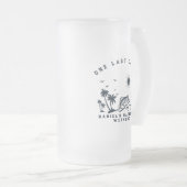 Angeltrip am Wochenende Junggesellenabschied Mattglas Bierglas (VorderseiteRechts)
