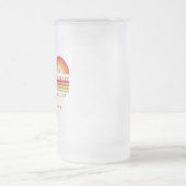 Angeltrip am Wochenende Junggesellenabschied  Mattglas Bierglas (Mittel)