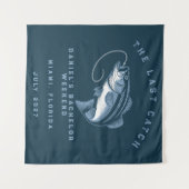 Angeltrip am Wochenende Junggesellenabschied Wandteppich (Vorderseite (Horizontal))