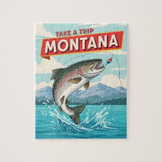 Angeltrip nach Montana Puzzle (Vertikal)