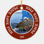 Angelurlaub Maßgeschneidert für Ihr Foto Keramik Ornament (Hinten)