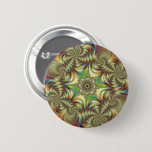 Angelus - Fraktal-Knopf Button (Vorne & Hinten)