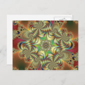 Angelus - Fraktal Postcard Postkarte (Vorne/Hinten)