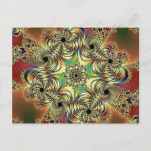 Angelus Fraktal Postkarte (Vorderseite)