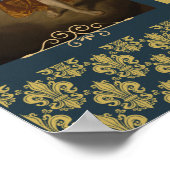 Angelus Gebet mit Gabriel und Mary Lilie Poster (Ecke)