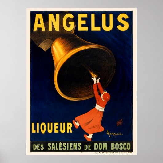 Angelus LiQueur France Vintage Poster 1907 (Vorne)