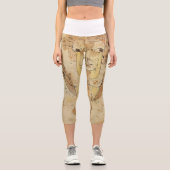 Angelus Novus von Paul Klee Capri Leggings (Vorderseite)