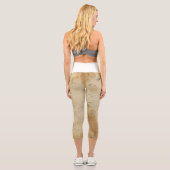 Angelus Novus von Paul Klee Capri Leggings (Rückseite)