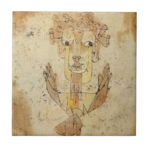 Angelus Novus von Paul Klee Fliese