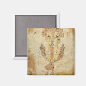Angelus Novus von Paul Klee Magnet (Vorderseite/Rückseite)