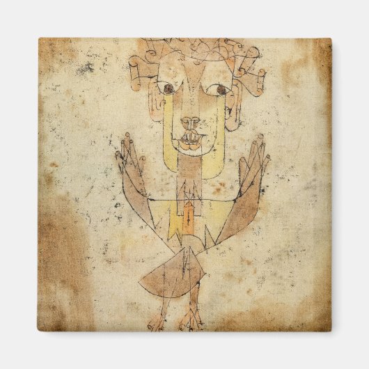 Angelus Novus von Paul Klee Magnet (Vorne)