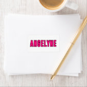 Angelyne Name Adressaufkleber (Insitu)