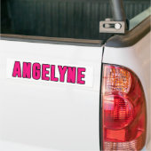 Angelyne Name Autoaufkleber (Auf Lkw)