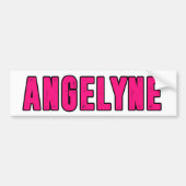 Angelyne Name Autoaufkleber (Vorne)