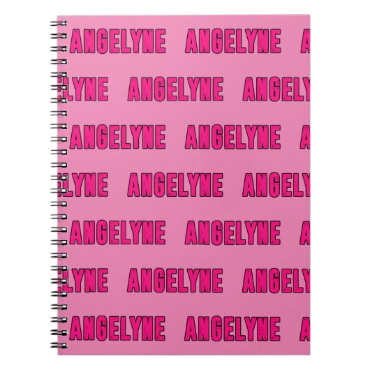 Angelyne Name Notizblock (Vorderseite)