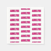 Angelyne Name Serviette (Vorderseite)