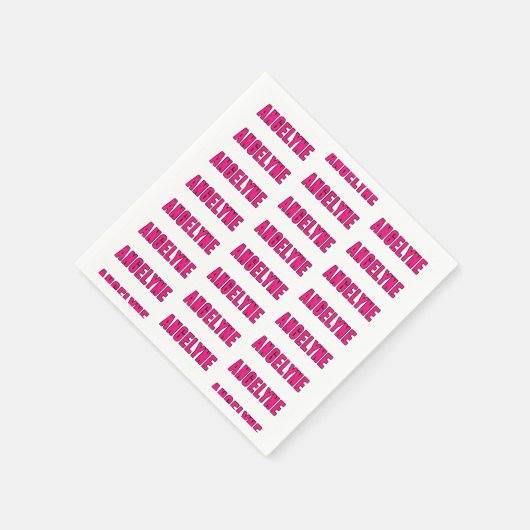 Angelyne Name Serviette (Ecke)