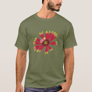 Angemalt Schinia auf Indianerblanket T-Shirt