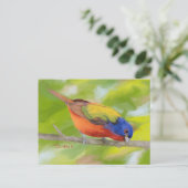 Angemalte Jagd auf Limb JW Postkarte (Stehend Vorderseite)