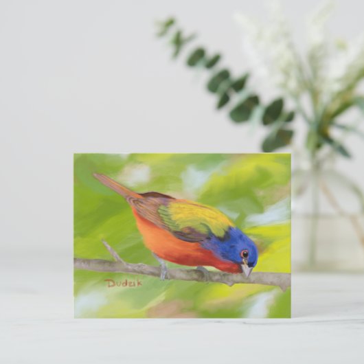 Angemalte Jagd auf Limb JW Postkarte (Stehend Vorderseite)