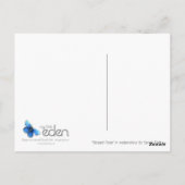 Angemalte Zitate Rose für Kunst Postkarte (Rückseite)