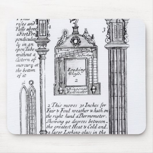 Angemerkte Illustration von Pendent, diagonal Mousepad (Vorne)