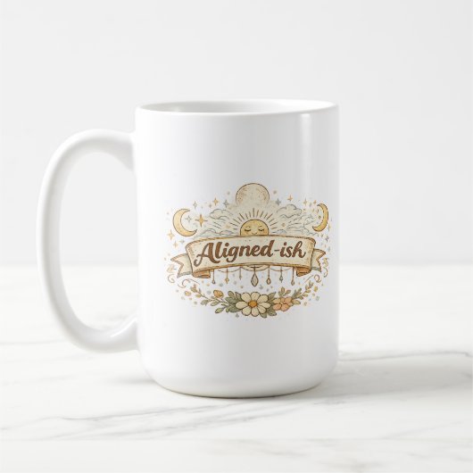 Angemessen lustiger spiritueller Kaffeebecher Kaffeetasse (Links)