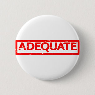 Angemessene Briefmarke Button