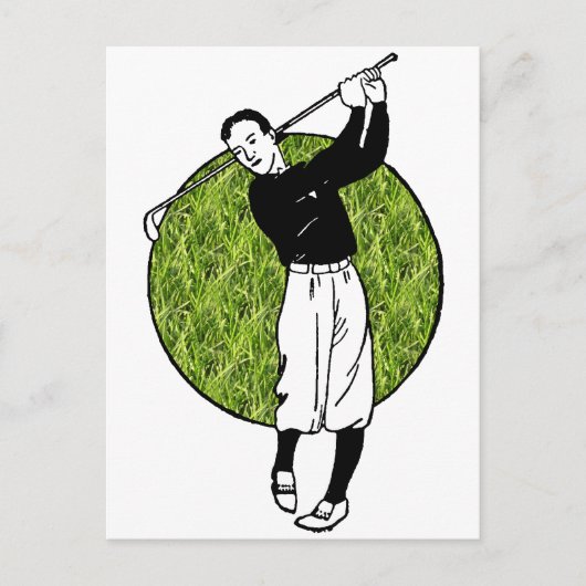 Angemessene Golfkleidung Postkarte (Vorderseite)