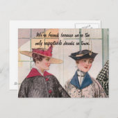 Angemessene Räucherstäbchen Postkarte (Vorne/Hinten)