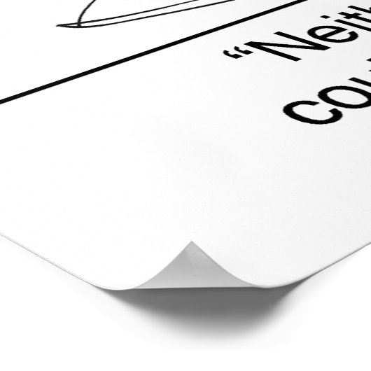 Angemessene Richtung zum Glück Poster (Ecke)