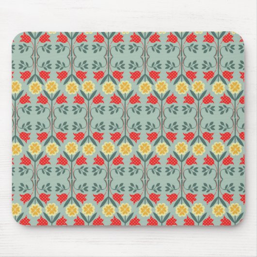 Angemessenes Insel fairisle retro Hipstermit Mousepad (Vorne)