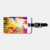 Angemessenes Plakat 1955 Spaniens Sevilla April Gepäckanhänger (Vorderseite horizontal)