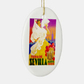 Angemessenes Plakat 1955 Spaniens Sevilla April Keramikornament (Rechts)