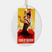 Angemessenes Plakat 1959 Spaniens Sevilla April Keramik Ornament (Rechts)