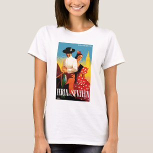 Angemessenes Plakat 1961 Spaniens Sevilla April T-Shirt