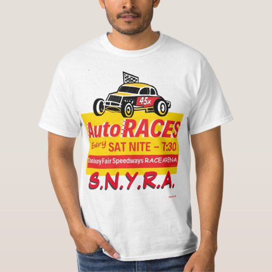 Angemessenes Racearena Auto Danbury läuft T-Shirt (Vorderseite)