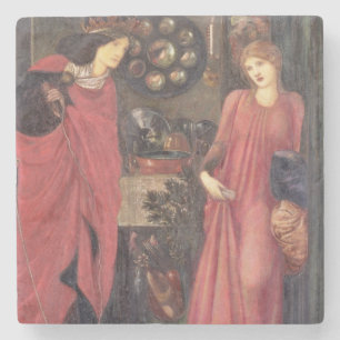 Angemessenes Rosamund und Königin Eleonor Steinuntersetzer